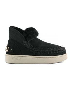 Mou The New Eskimo Sneaker Suede - Black