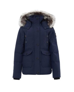 Moose Knuckles Cotton Parka - Blue