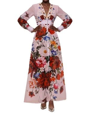 Linda Charm Maxi Dress - Red