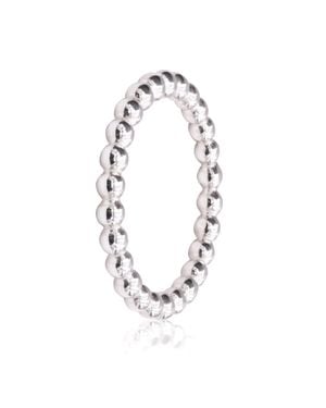 PANDORA Eternal Clouds Stackable Ring - White