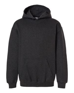 Tultex Youth Hooded Sweatshirt - Black