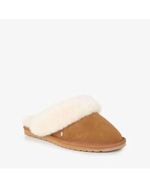 EMU Jolie Suede Slippers - Brown
