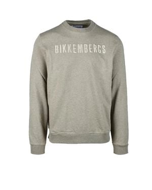 Bikkembergs Crewneck Cotton Sweatshirt - Gray