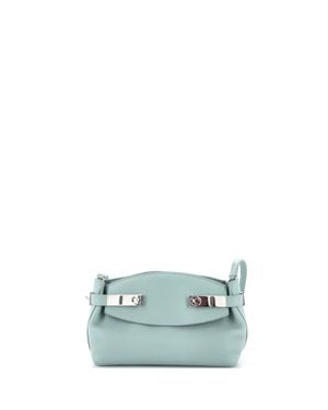 Ferragamo Hug Soft Crossbody Bag Leather - Green