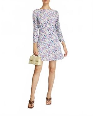 RIXO London Kyla Dress - Blue
