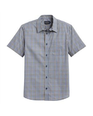 Pendleton Academy Short Sleeve Shirt - Blue