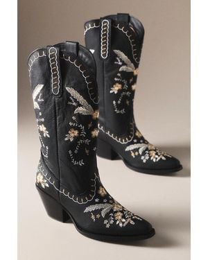 Dingo 1969 Dingo1969 Full Bloom Western Boots - Black