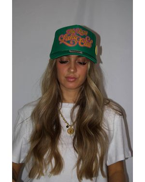 the Clandestine Underground Lazy Lake Days Club Summer Trucker Hat - Green