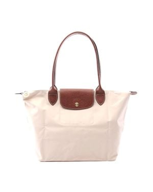 Longchamp Le Pliage Original M Tote Bag Canvas Leather - Pink