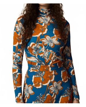 Paolita Turtleneck Top - Blue