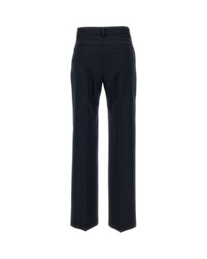 Barena Coen Natural Stretch Wool Flannel Pants - Blue