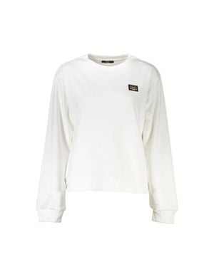 Roberto Cavalli Cotton Sweatshirt - White