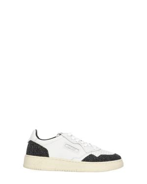 Autry Medalist Low Leather Sneakers - White