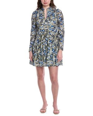 Sail To Sable Tunic Flare Dress - Blue