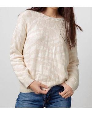 Rails Chance Sweater Animal Print Sweater - Natural