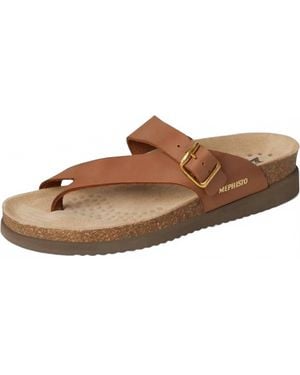 Mephisto Helen Toe-Post Sandal - Black
