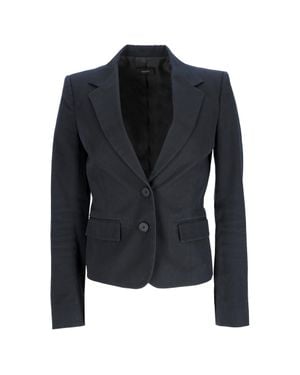 JOSEPH Single-Breasted Blazer With Pockets - Black