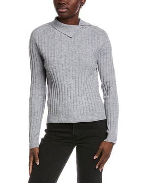 Malo Cashmere Donna Wool & Cashmere-Blend Sweater - Gray