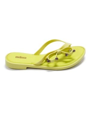 Melissa Flip Flop Slim Ii Fashion Sandals - Yellow
