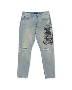 Ed Hardy Eagle Slim Taper Jean - Blue