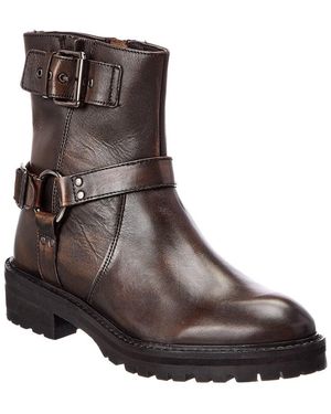 Dune Piton Leather Boot - Brown