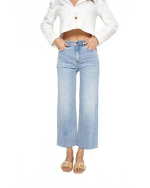 Oliver Logan Aberdeen Crop Denim Jean - Blue