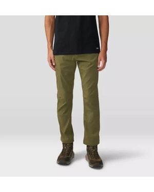 Mountain Hardwear Hardwear Ap Active Pants Straight Leg Jdm722 - Green