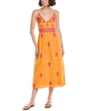 Gretchen Scott Fiesta Dress - Orange