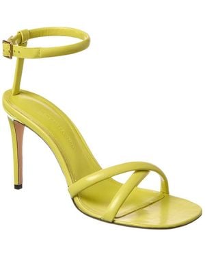 Victoria Beckham Leather Sandal - Metallic