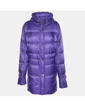 Basler Nylon Puffer Buckle Drawstring Jacket - Blue