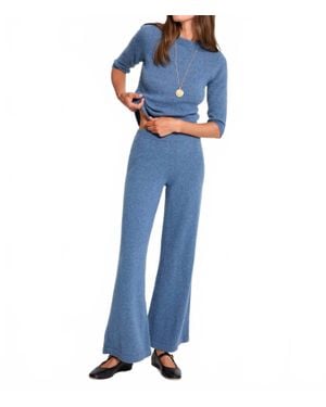 Suzie Kondi Zephyra Cashmere Pants - Blue