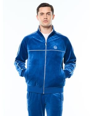 Sergio Tacchini Lioni Velour Track Jacket - Blue
