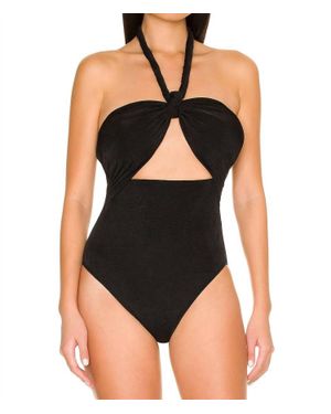 Misha Ari Halter-Neck Bodysuit - Black