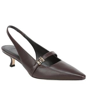 Vince Sonya Leather Slingback Pump - Brown