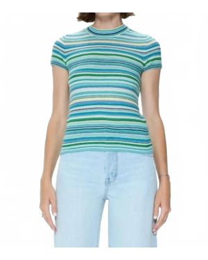 Pistola Selene Short Sleeve Sweater Tee - Blue