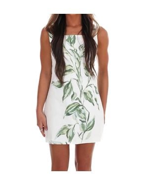 Lena® Sundrift Botanical Mini Dress - Green