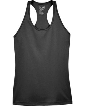 Team 365 Zone Performance Racerback Tank - Black