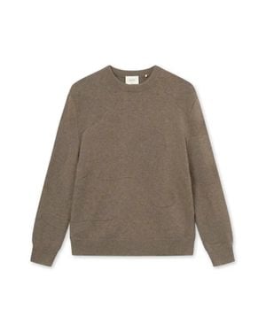 Forét Relaxed Jacquard Sweater - Natural
