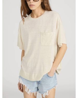 FRAME Knit Plus One Tee - White