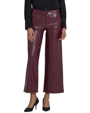 NYDJ Tavern Wide Leg Trouser Jean - Purple