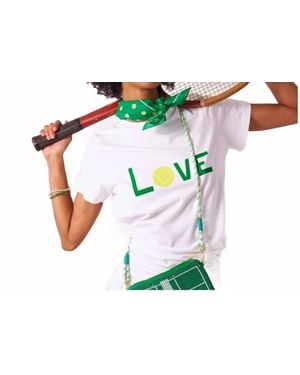 INK+ALLOY Graphic Tennis Tee - Green