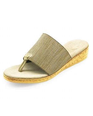 Charleston Shoe Co. Iop Slide Sandals - Yellow
