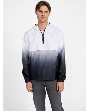 Guess Eco Ace Ombre Windbreaker - Gray