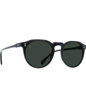 Raen Remmy 52 Fashion Round Sunglasses - Black