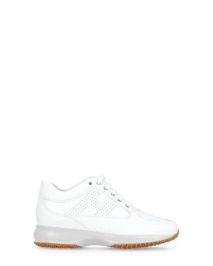 Hogan Interactive Breathable Details Sneakers - White