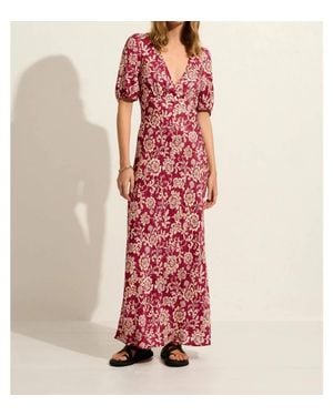 Auguste Pamela Midi Dress - Red