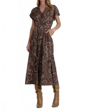 Elan Blakey Maxi Dress - Brown