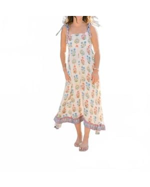 Victoria Dunn Billie Flourish Dress - Natural