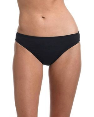 La Blanca Solid Hipster Bikini Swimsuit Bottom - Black