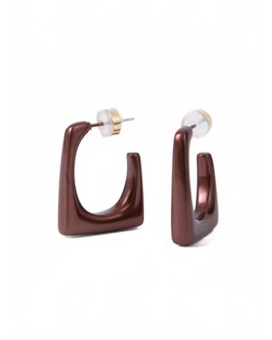 Melania Clara Ivy Earrings - Metallic